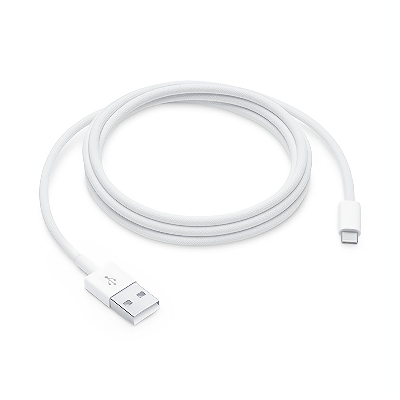 Woven iPhone 16 Pro Max Charger Cable, [MFi Certified] USB A to USB C Cord Fast Charging for Apple iPhone 15 Pro Max/16 Plus/iPhone 16Pro, iPad Air 5, USB to Type C Carplay Charge Wire (6.6ft, White)