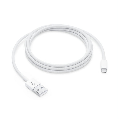 Woven iPhone 16 Pro Max Charger Cable, [MFi Certified] USB A to USB C Cord Fast Charging for Apple iPhone 15 Pro Max/16 Plus/iPhone 16Pro, iPad Air 5, USB to Type C Carplay Charge Wire (6.6ft, White)
