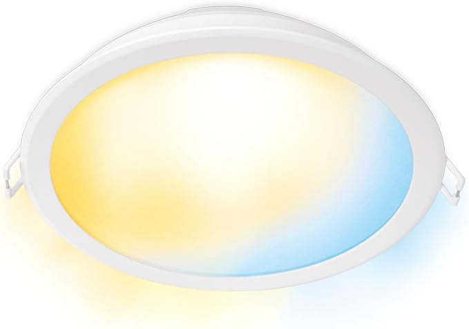 WiZ Tunable White 6-Inch Smart Downlight - Pack of 6-2700K-5000K - 750 Lumen - Indoor - Connects to Wi-Fi - Control via Voice/App - Matter Compatible