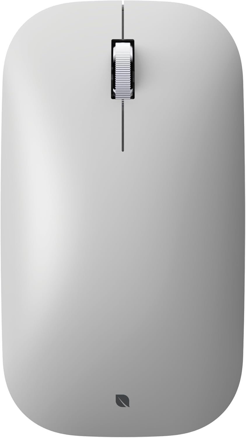 Incase Modern Mobile Mouse – Designed by Microsoft – Lightweight, Precision Navigation, Right/Left Hand Use, Scroll Wheel, BlueTrack Technology, Wireless Bluetooth for Mac/Windows/8/10/11 (Platinum)