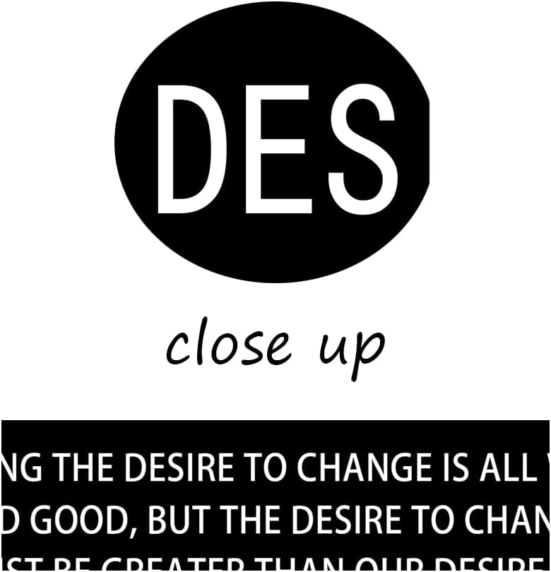 WYJZDZQ8 Inspirational Canvas Office Print Wall Art Desire Noun Motivational Picture Poster Painting Modern Inspiring Artwork for Home Living Room Bedroom Decor Ready to Hang [30''W x 40''H]