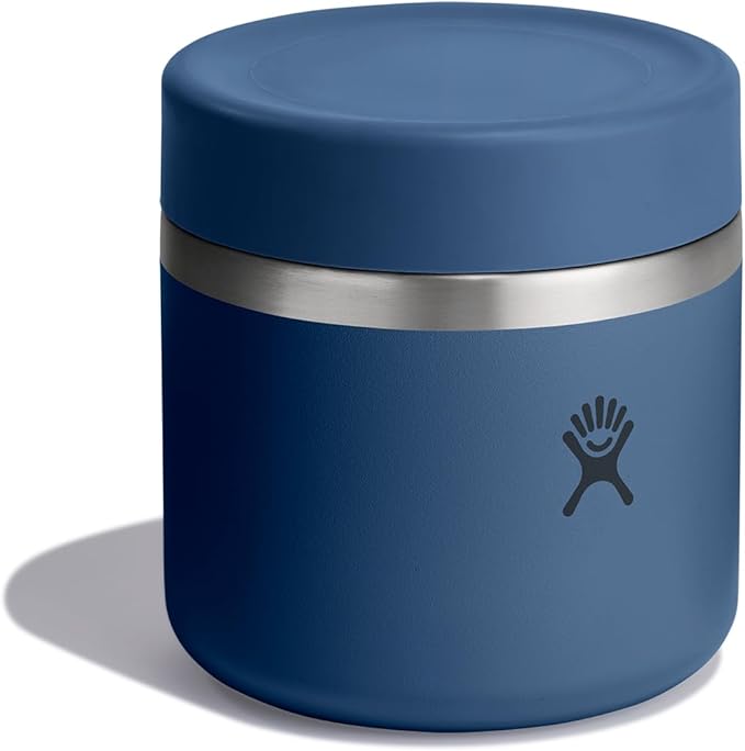 Hydro Flask Food Jar – Insulated Stainless Steel, Snack Travel Container for Hot Food & Soup 20 Oz Harbor Blue