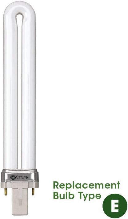 OttLite L139AB 13 Watt Desk Lamp with Swivel Base, Black