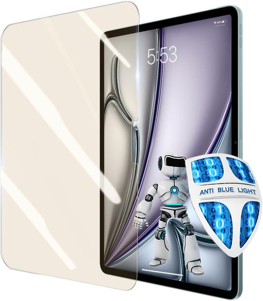 PERFECTSIGHT Anti Blue Light Screen Protector for iPad Air 11 Inch M3/M2 (7th/6th Generation, 2025/2024), [Medical-Grade HD Clear Eye Protection] Blue Light Blocking Filter 6 Radiations Tempered Glass