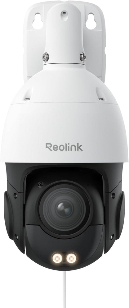 REOLINK RLC-823S2 Smart 4K/8MP UHD PTZ Security Camera with Cutting-Edge 16X Optical Zoom and 3D Zoom, Color Night Vision with Spotlights, Person/Vehicle/Animal Detection, 2 Way Talk, 24/7 Recording