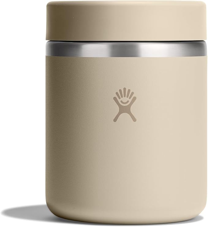 Hydro Flask Food Jar – Insulated Stainless Steel, Snack Travel Container for Hot Food & Soup 28 Oz Oat Tan