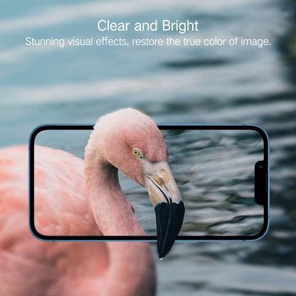 PPERFECTSIGHT Compatible for iPhone 13 Mini Screen Protector 5.4 Inch 2 Pack HD Clear Tempered Glass Case Friendly 9H Hardness Bubble Free Easy Installation