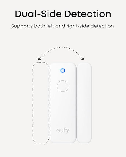 eufy Entry Sensor E20, Dual-Side Detection, Convenient Bypass Button, Extended Battery Life, Long Communication Range, Requires HomeBase 2, 3, Mini, or Pro