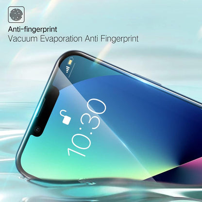 PERFECTSIGHT Privacy Screen Protector Compatible with iPhone 14, iPhone 13 and iPhone 13 Pro 6.1 Inch, HD Clear Bubble Free Anti-Scratch Case Friendly Anti Blue Light Anti Spy Tempered Glass Film