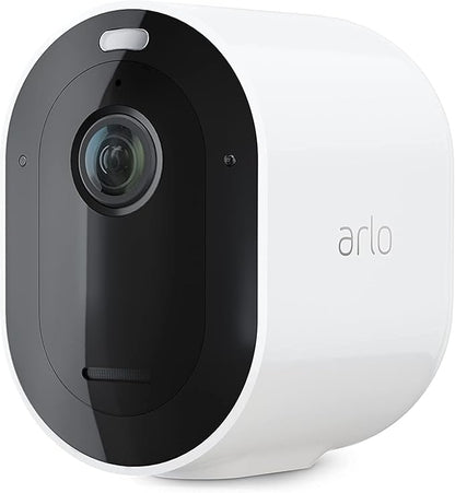Arlo Pro 4 Spotlight Camera - 1 Pack - Wireless Security, 2K Video & HDR, Color Night Vision, 2 Way Audio, Direct to WiFi No Hub Needed, VMC4050P - White (Renewed)