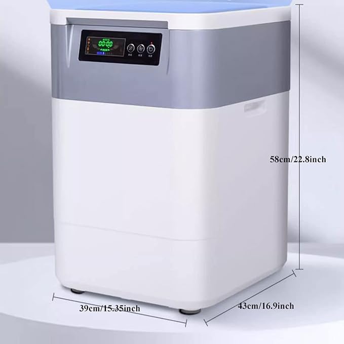 Electric Compost Bin Smart Waste Kitchen Composter, Electric Kitchen Compost Bin Eco-Friendly Sustainable Indoor Countertop Food Cycler, Odor-Free, Fertilizes Your Garden Composter