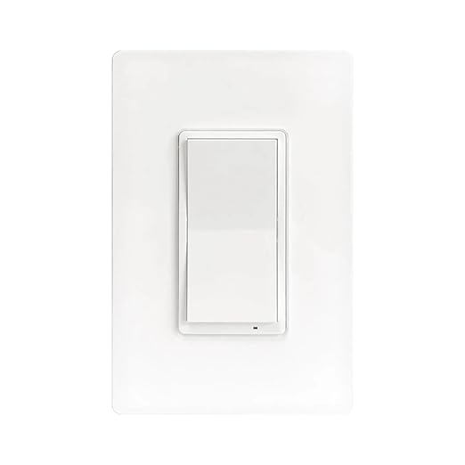 HALO Pure Smart Wi-Fi On/Off Switch for Traditional Non-Smart Lighting, Connected by WiZ Pro, Hardwired 120V - SWW-SWT-WH