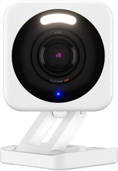 WYZE Cam v4 (Latest Model), 2.5K AI Security Camera, Indoor/Outdoor Cameras for Home Security, Baby Monitor & Pet Camera, Vibrant Color Night Vision, No Subscription Required, Free Expert Help