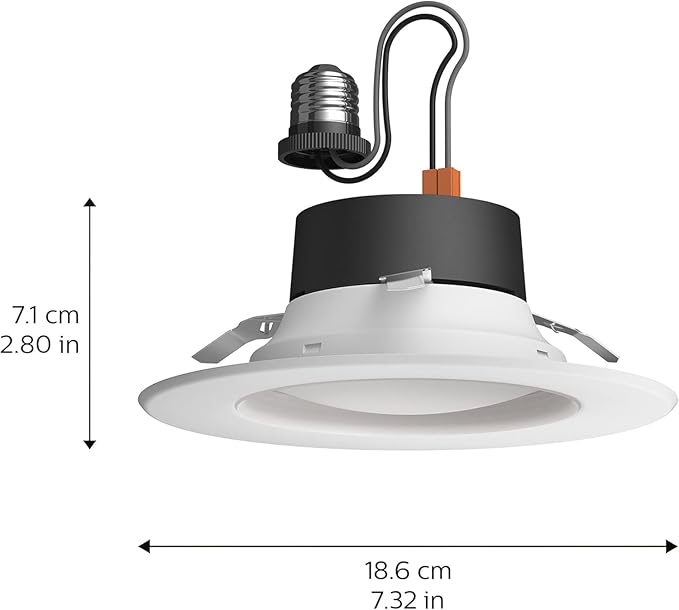 Philips Hue Smart 5/6 Inch LED Downlights, Color-Changing Recessed Lighting, 6 Pack,1100LM, Control with Hue App, Compatible with Alexa, Google Assistant, and Apple HomeKit