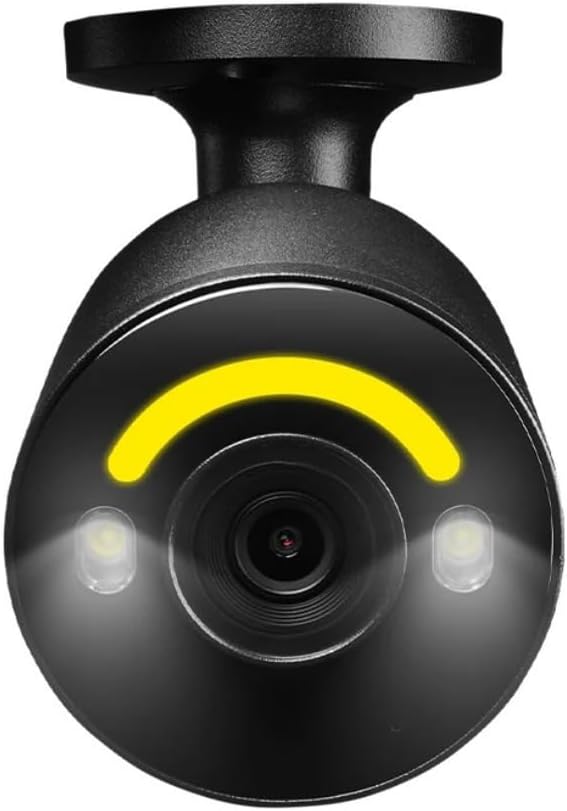 Lorex 4K 16 Camera Capable (8 Wired + 8 Wi-Fi) 2TB Wired NVR System with 4 Bullet Cameras with Smart Security Lighting
