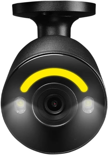 Lorex 4K 16 Camera Capable (8 Wired + 8 Wi-Fi) 2TB Wired NVR System with 4 Bullet Cameras with Smart Security Lighting