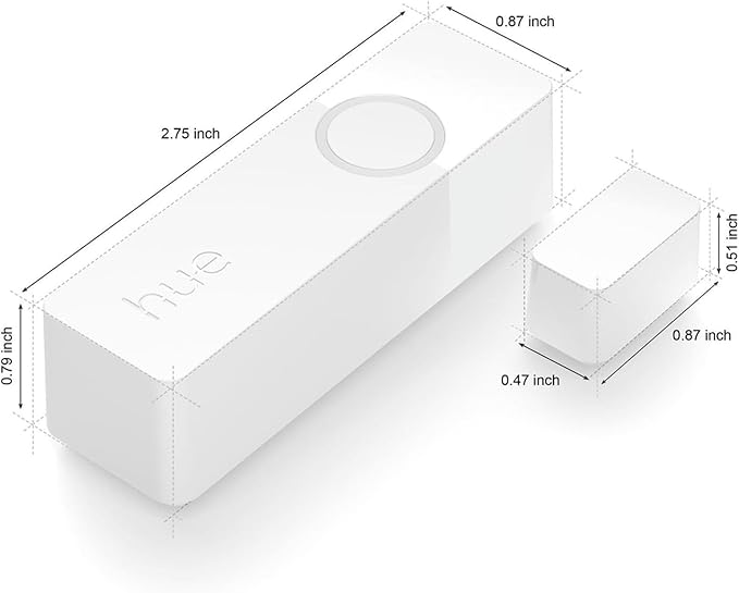 Philips Hue Secure Smart Contact Sensor, White - 1 Pack - Made for Indoor Doors and Windows - Requires Hue Bridge - Works with The Hue App