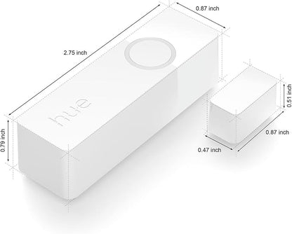 Philips Hue Secure Smart Contact Sensor, White - 1 Pack - Made for Indoor Doors and Windows - Requires Hue Bridge - Works with The Hue App