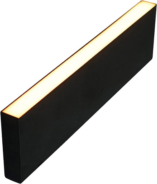 LUMENGY Paver Light Slim 0.5x9 Inch (0.55X8.85X2.2) Glare-Free Steel Brick Lighting for Pavers, Walls, Driveway & Pathway Borders 2700K Warm White, Waterproof IP67, Drive-Over Rated - 12V AC/DC