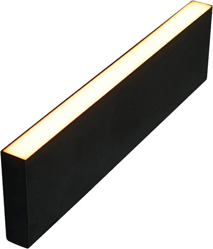 LUMENGY Paver Light Slim 0.5x8 Inch (0.55 x 7.87 inches) 2700K Warm White Glare-Free Steel Brick Lighting for Pavers, Walls, Driveway & Pathway Borders, Waterproof, Drive-Over Rated - 12V AC/DC