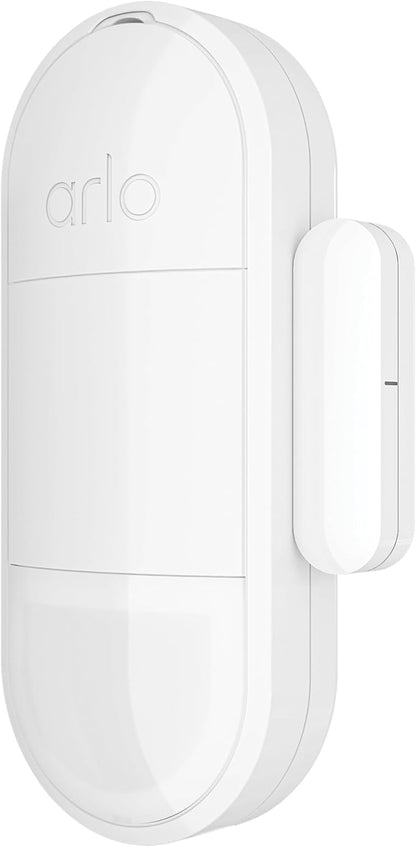 Arlo All-in-One Sensor - 8 in 1 with Open/Close Detection, Motion Sensor, Water Leak Detection, Freeze Detection, Tilt Detection, Smoke Alarm Listening, CO Alarm Listening - 1 Pack, Add-On, MS1001