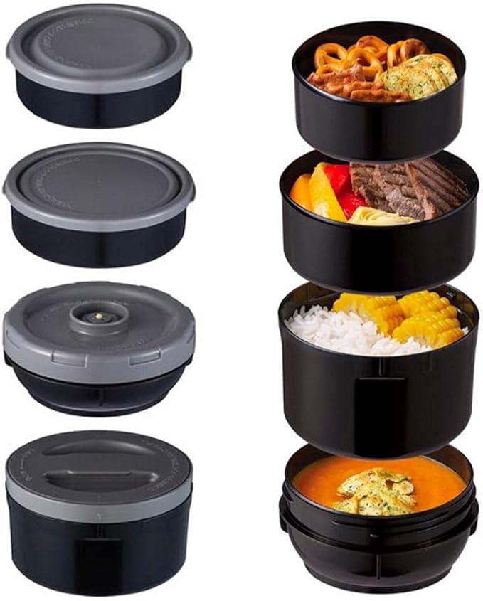 Zojirushi SL-JBE14BZ Mr. Bento Stainless Lunch Jar 41 Oz Carbon Black