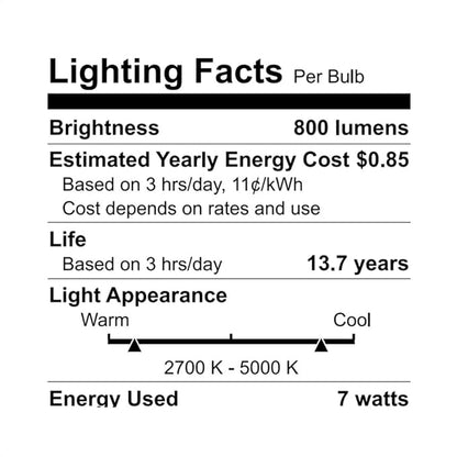 WiZ Connected Clear 60W A19 Tunable White Filament LED Smart Bulb - Pack of 6 - E26 - Indoor - Wi-Fi - Voice/App Control + Motion Activation - Matter Compatible