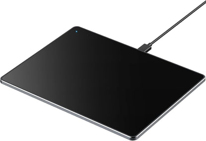 Wired Trackpad for Windows 10/11, High-Precision Multi-Touch Portable Trackpad Mouse with Multi-Gesture, Ultra Slim Aluminum USB Wired Touchpad Mouse, Compatible with PC Laptop Computer - Black