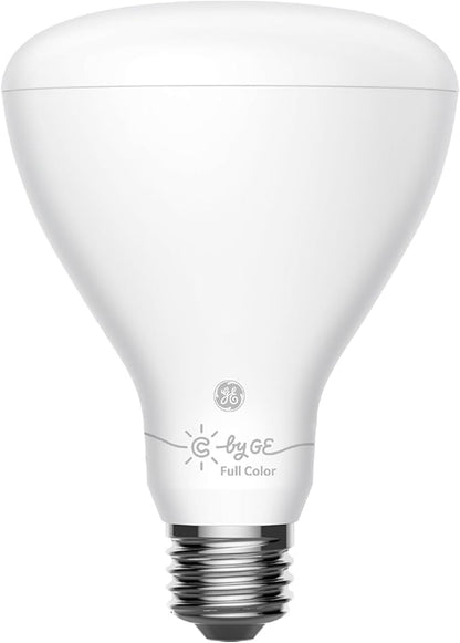 GE CYNC Smart Flood Light Bulb, Full Color, Bluetooth Enabled, Alexa and Google Assistant Compatible (1 Pack), Packaging May Vary