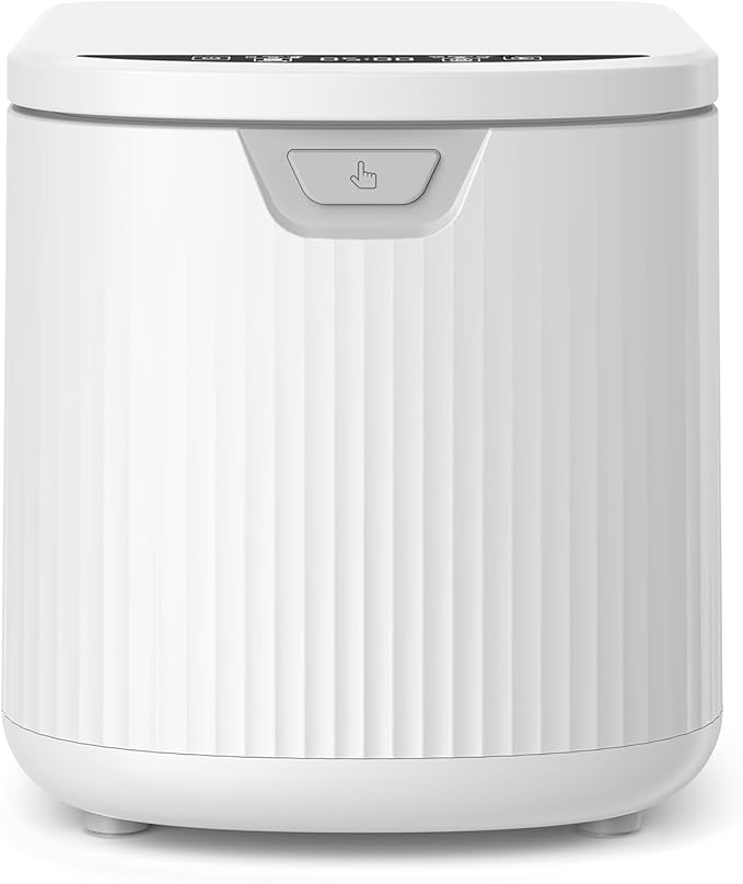 3.3L(Max) Electric Composter for Kitchen, Smart Compost Bin with LED Display, Low Noise|Odorless|Auto-Cleaning, Food Waste Compost Machine, Turn Food Waste to Fertilizer in 3.5-6H for Indoor Home Use