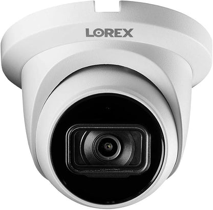 LorexTechnology NC4K3F-1612WD 16 Channel 3TB 4K Ultra HD Nocturnal NVR System with Twelve 4K Smart IP Security Dome Cameras w/Real-Time 30FPS and Listen-in Audio,150ft Color Night Vision,12 Dome