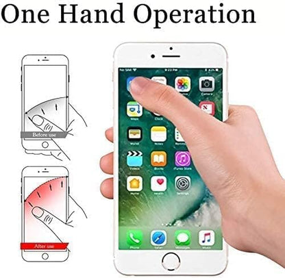 3 Pack Fashionable Clear Glitter Expandible Collapsible Moblile Phone Grip Stand Holder for Smartphones and Tablets Cell Phone Accessory- 2 (Gradient Colorful Glitter Blue Pink)