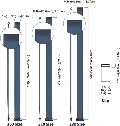 C-Shaped Clip Finger Phone Grip, Sinjimoru Silicone Cell Phone Strap for Phone Case with Clip as Phone Loop Holder for iPhone Case & Samsung Phone. Sinji Loop Clip Navy 230