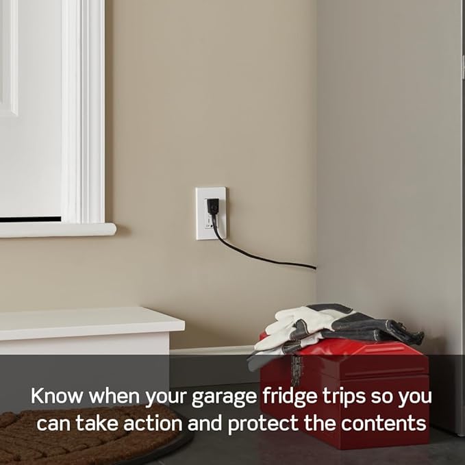 Leviton Outlet with Audible Alarm, 15 Amp, Self Test, Tamper-Resistant with LED Indicator Light, Great for Refrigerators in Garages, GFTA1-I, GFCI, Ivory