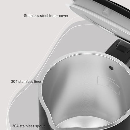 0.6L Small Travel Electric Tea Kettle 304 Stainless Steel, 600W Mini Hot Water Boiler Heater, Portable Electric Coffee Kettle with Auto Shut-Off & Boil Dry Protection