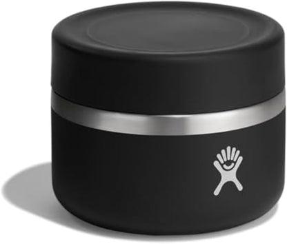 Hydro Flask Food Jar – Insulated Stainless Steel, Snack Travel Container for Hot Food, Lunch, & Soup 12 Oz Black