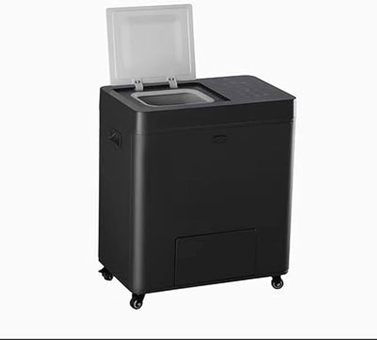 Electric Compost Bin Kitchen Indoor Compost Bin, Smart Waste Kitchen Composter, Electric Composter with Single Button Design, Auto Food Cycler Kitchen Waste Disposer Composter