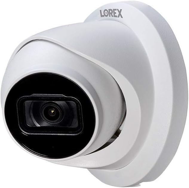 LorexTechnology NC4K3F-1612WD 16 Channel 3TB 4K Ultra HD Nocturnal NVR System with Twelve 4K Smart IP Security Dome Cameras w/Real-Time 30FPS and Listen-in Audio,150ft Color Night Vision,12 Dome