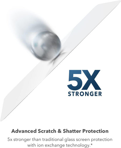 ZAGG Invisible Shield Glass Elite Screen Protector for Apple iPhone 14 Pro - 5X Shatter Protection, Anti-Fingerprint Technology, Easy to Install
