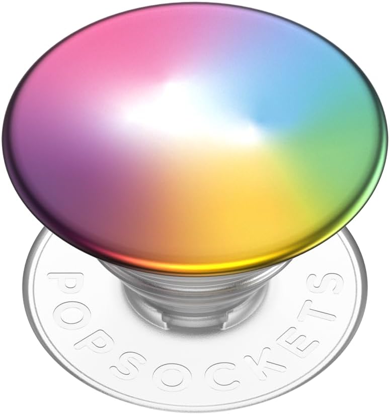 PopSockets Phone Grip with Expanding Kickstand, Adhesive Grip - Alum Frosted Palette