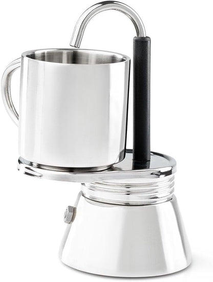 GSI Outdoors, MiniEspresso Set, Superior Backcountry Cookware Since 1985, 1 Cup