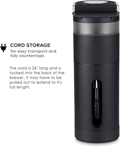Keurig K-Mini Plus Single Serve K-Cup Pod Coffee Maker, with 6 to 12oz Brew Size, Stores up to 9 Pods,