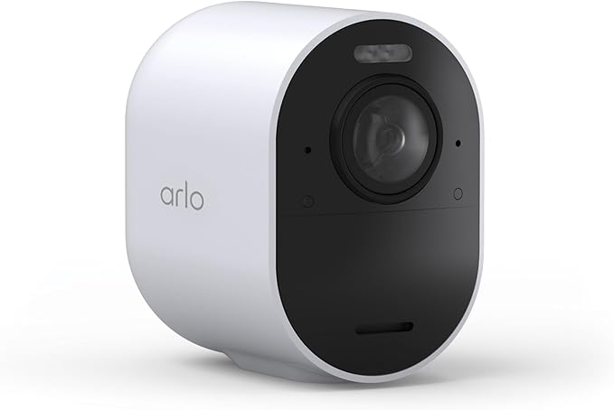 Arlo Ultra Add-On Security Camera 4K HDR (3rd Gen, 2025 Release) - Requires SmartHub, Wireless Outdoor Camera, Battery Power, Emergency Response, Event Caption, 1-Mo Trial of Secure Plan, 1 Cam, White