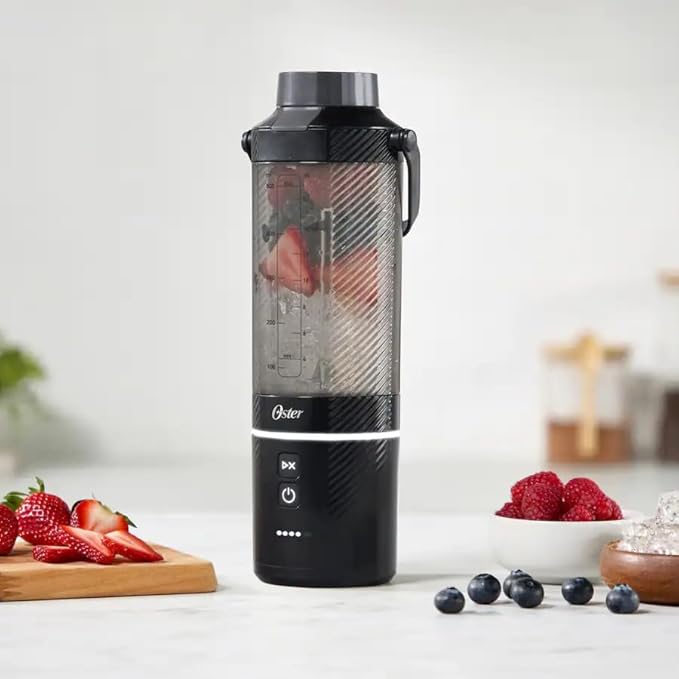 Oster GoMAX Portable Blender, Smoothie Blender, Black