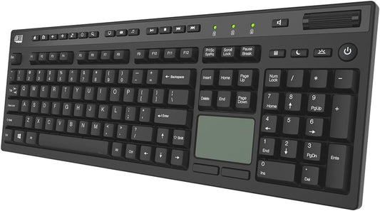 Adesso EasyTouch 445 Multi-Channel Wired Touchpad Keyboard, Black (AKB-445UB)