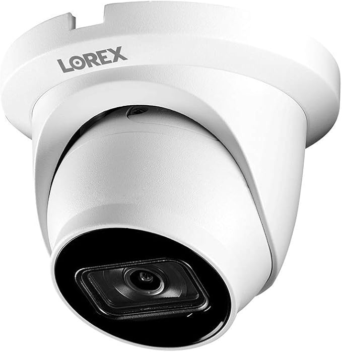 LorexTechnology NC4K3F-1612WD 16 Channel 3TB 4K Ultra HD Nocturnal NVR System with Twelve 4K Smart IP Security Dome Cameras w/Real-Time 30FPS and Listen-in Audio,150ft Color Night Vision,12 Dome