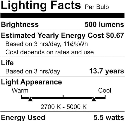 WiZ Connected 60W ST19 Tunable White Filament LED Smart Light Bulbs - Connects to Your Wi-Fi - E26 Smart Bulb - Control with Voice or App + Activate with Motion - Matter Compatible - 1 Pack