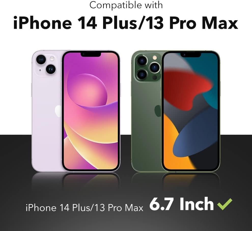 ZAGG InvisibleShield Glass Elite Screen Protector for Apple iPhone 14 Plus/ 13 Pro Max - 5X Shatter Protection, Anti-Fingerprint Technology, Easy to Install