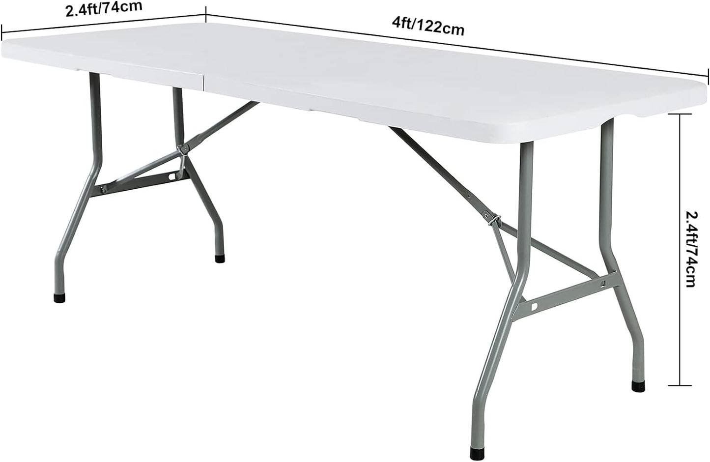 4Pack Spandex Waterproof Table Covers 4ft，Spandex 4ft Waterproof Table Cover for Party,Wedding, Banquet, and Events(Blush Pink)