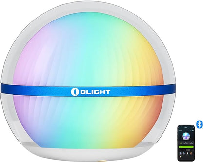 OLIGHT Ostrip Smart LED Strip Lights with App Control Bundle with Sphere 75 lumens Stepless Dimming Table Lamp, Magnetic Rechargeable RGB Ambient